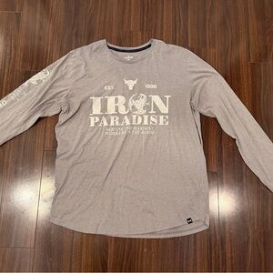 Men’s Under Armour Project Rock Iron Paradise Long Sleeve T-Shirt 2X-Large